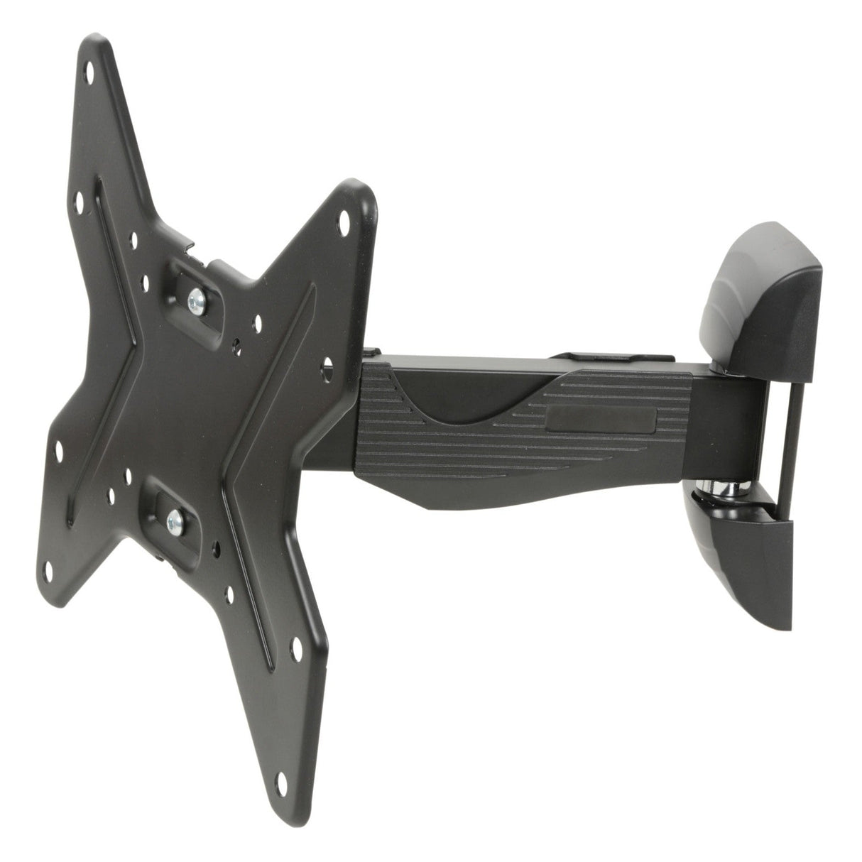 The AV:Link VESA Full Motion Single Arm TV Wall Bracket (26 x 45 inch) is a black adjustable mount for flat-screen TVs or monitors, featuring a VESA compatible plate, articulated arm, and swivel tilt for flexible viewing angles.