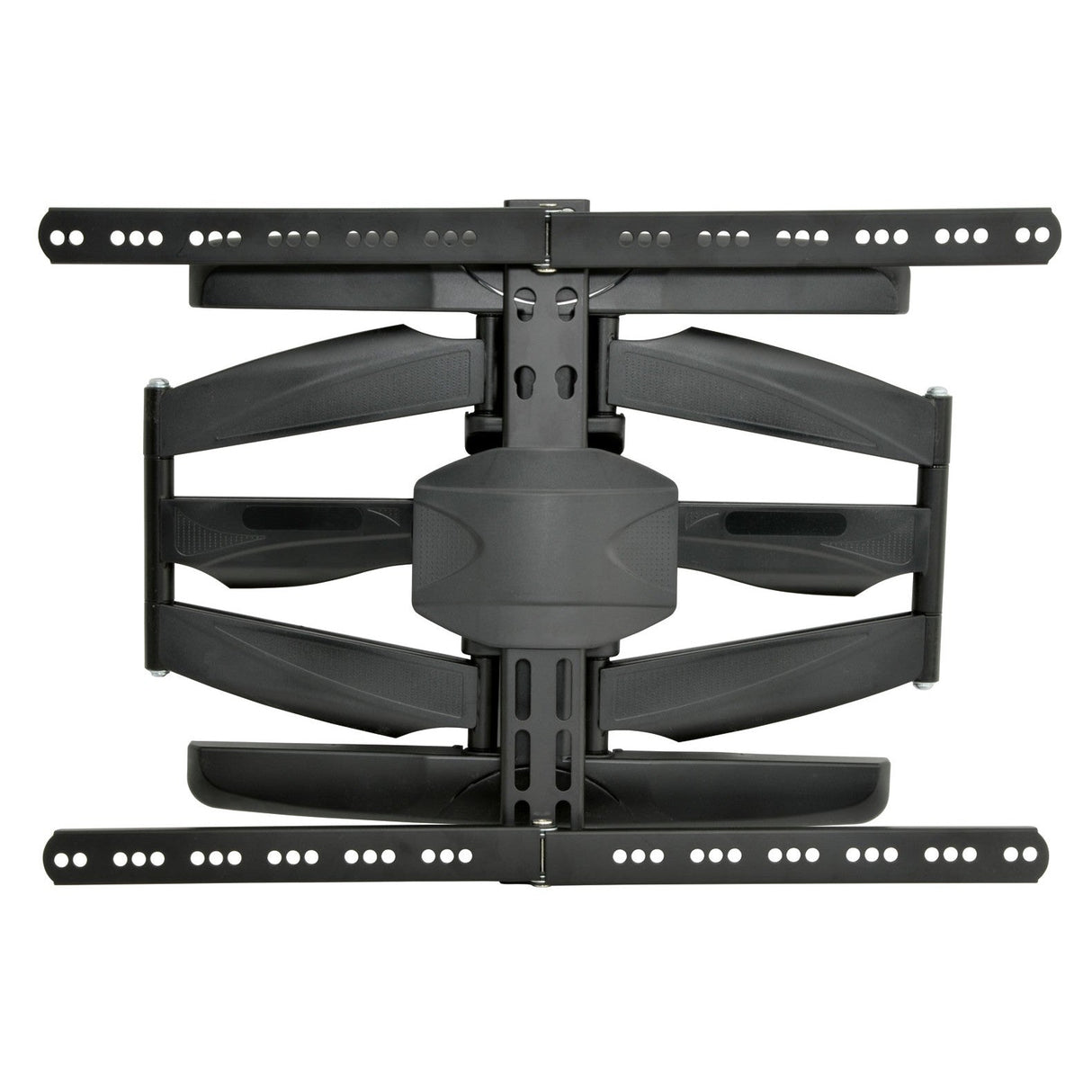 The AV:Link VESA Full Motion Curved & Flat TV Wall Bracket (32–75 inch) is a black, adjustable mount with multi-joint elongated arms, designed for flat-screen TVs using VESA mounting standards.