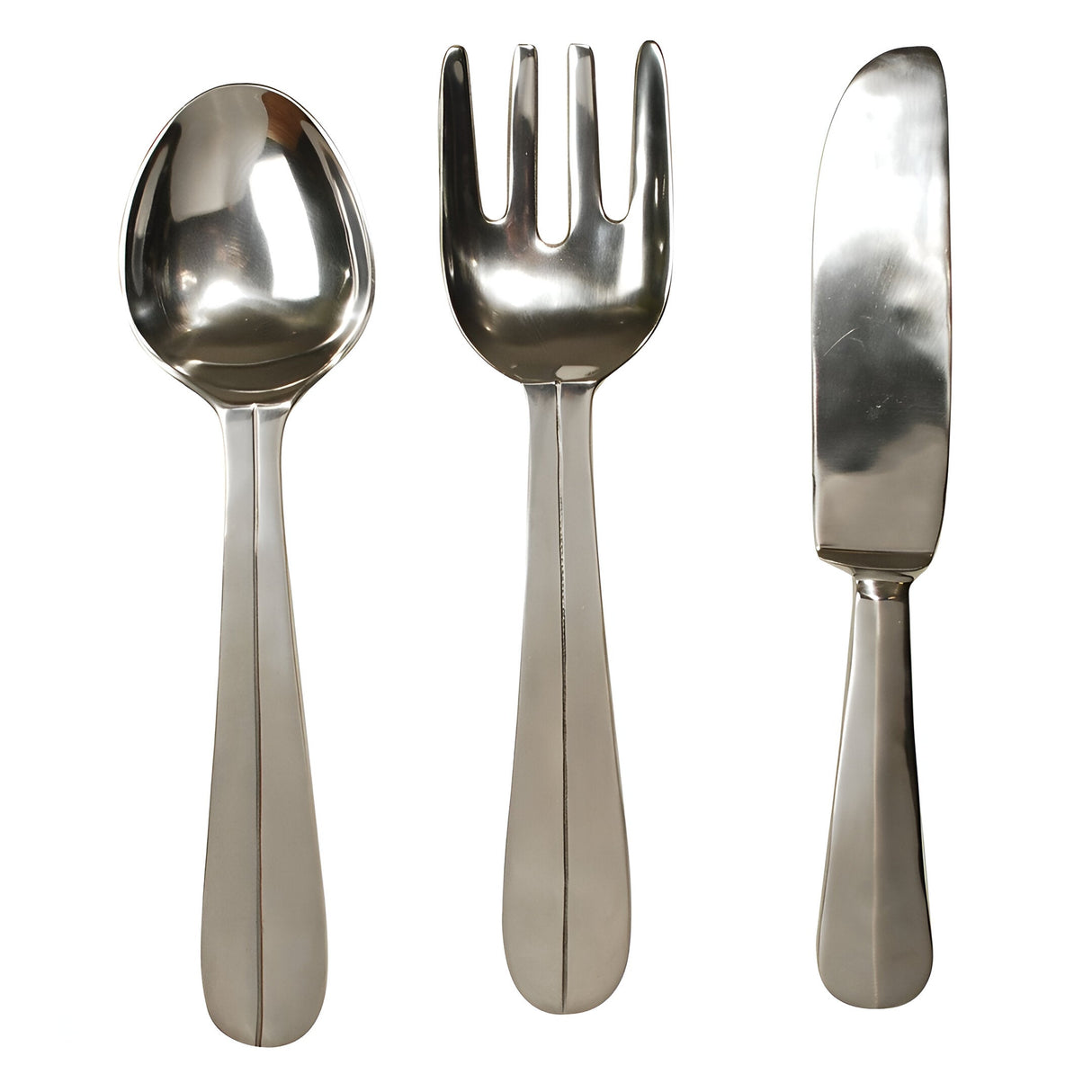 Aluminium Cutlery Set Wall Hanging - 13x60cm