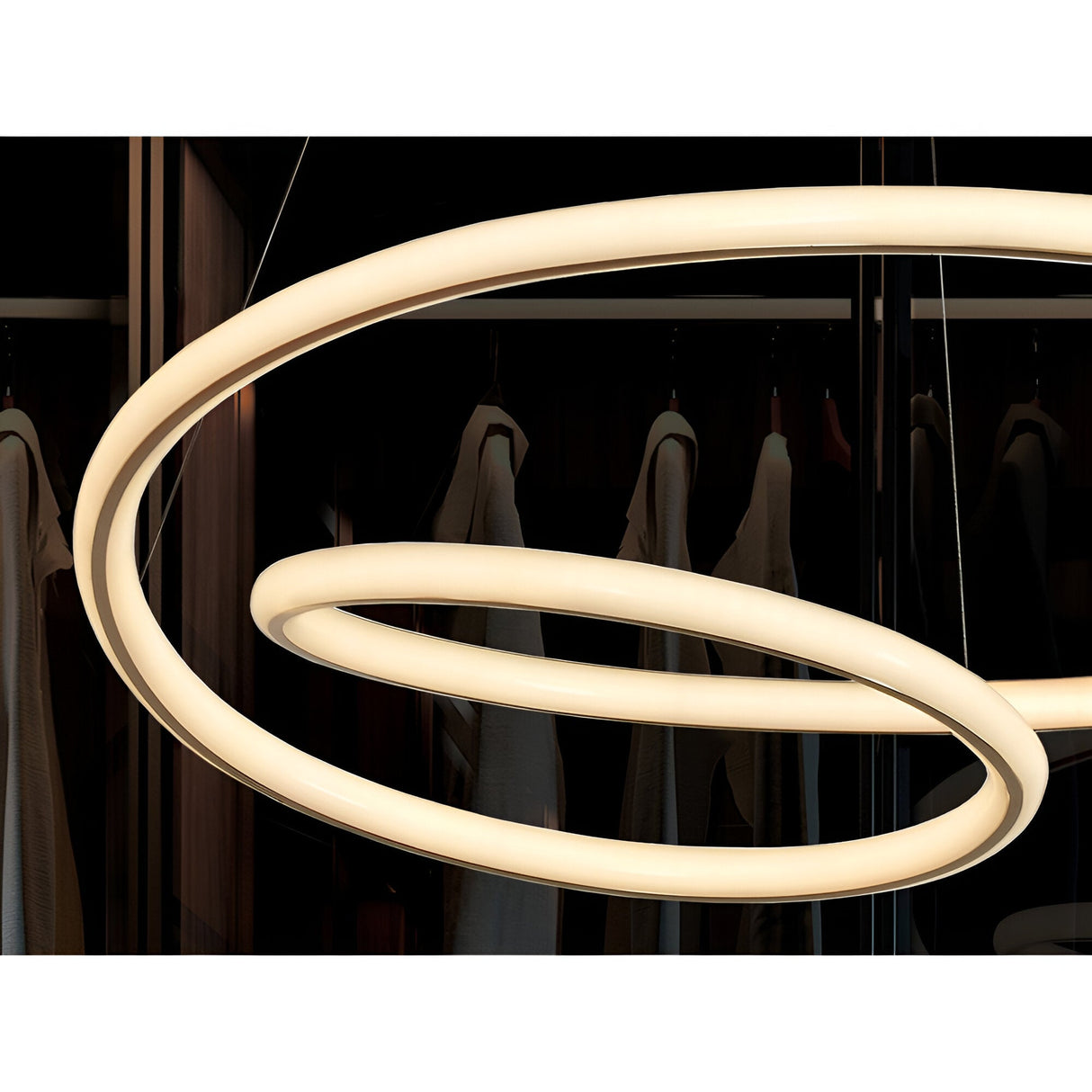 Tube LED Suspension Light 47W 3000K - Gold