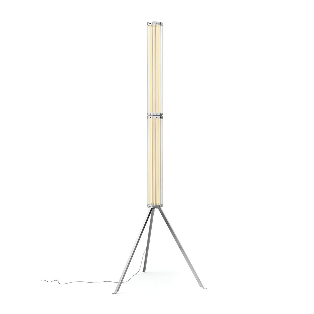 Vetra Dimmable LED Strip Floor Lamp - Clear