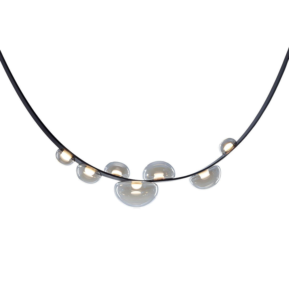 Cordaro 7 Light Leather Suspension - Black