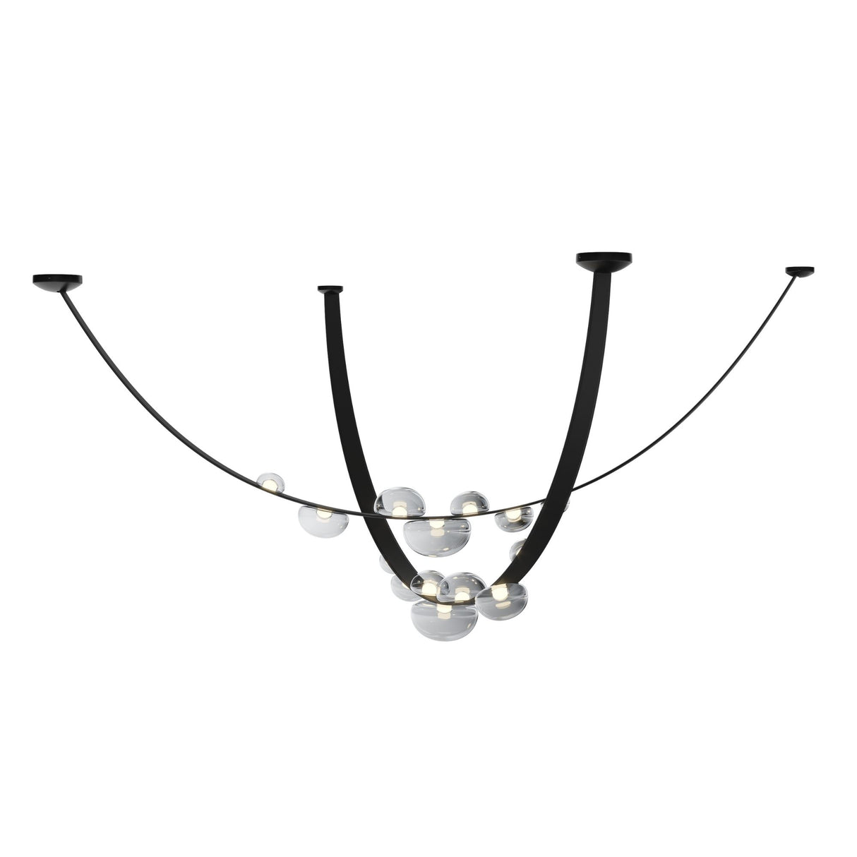 Cordaro 14 Light Leather Suspension - Black