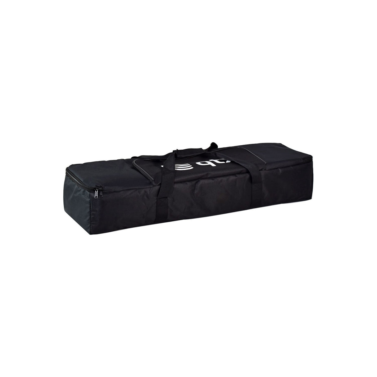 QTX black nylon carry bag for PAR bar with full-length zip and webbing handles, shown on a plain white background.