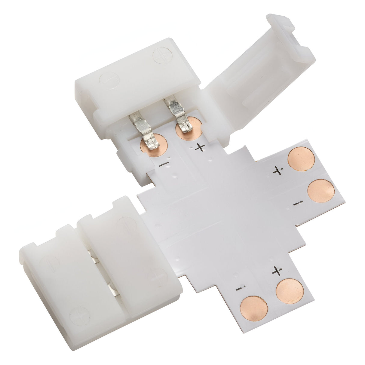 12V/24V LED Flex 4-Way Connector - Single Colour