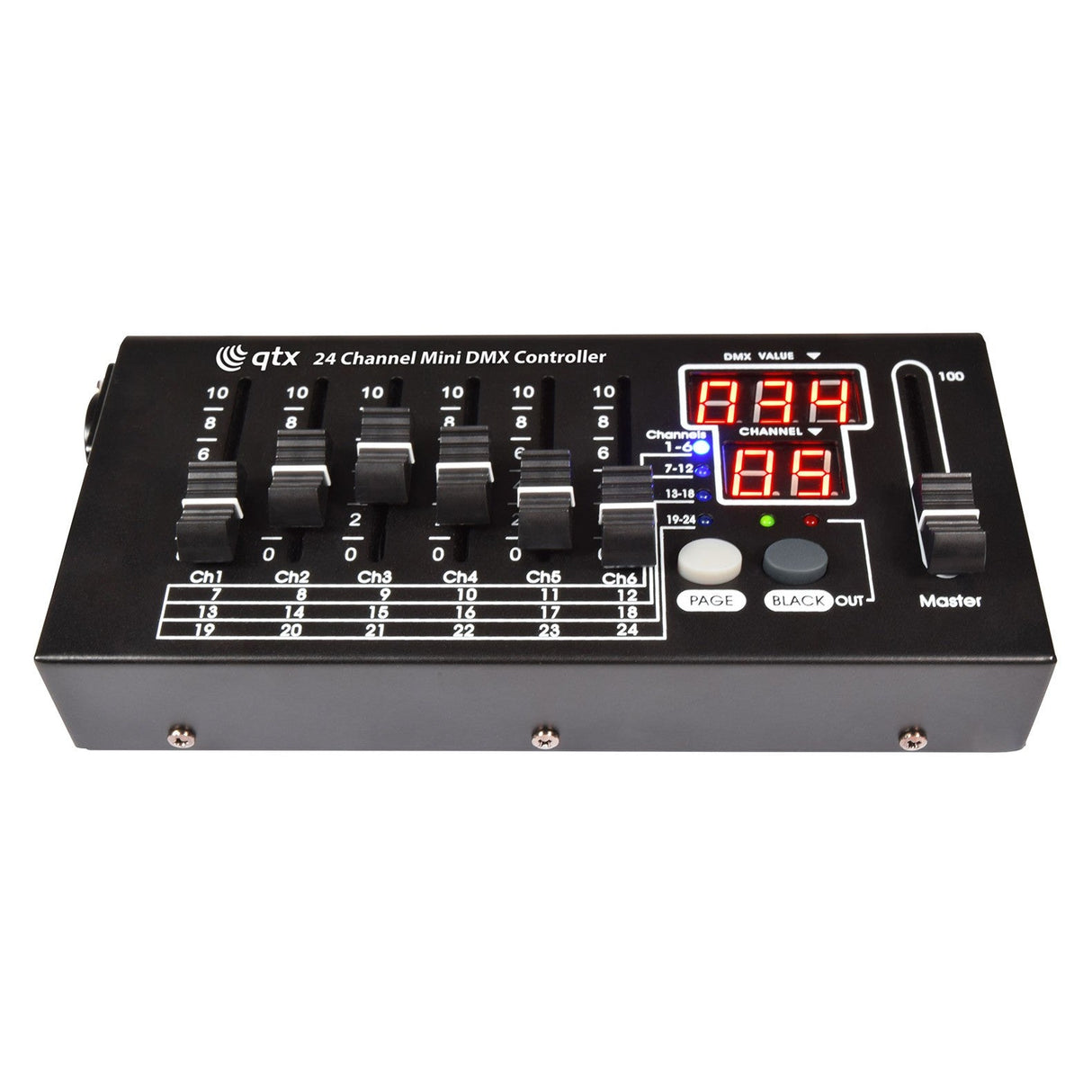 QTX 24 Channel Mini DMX Lighting Controller