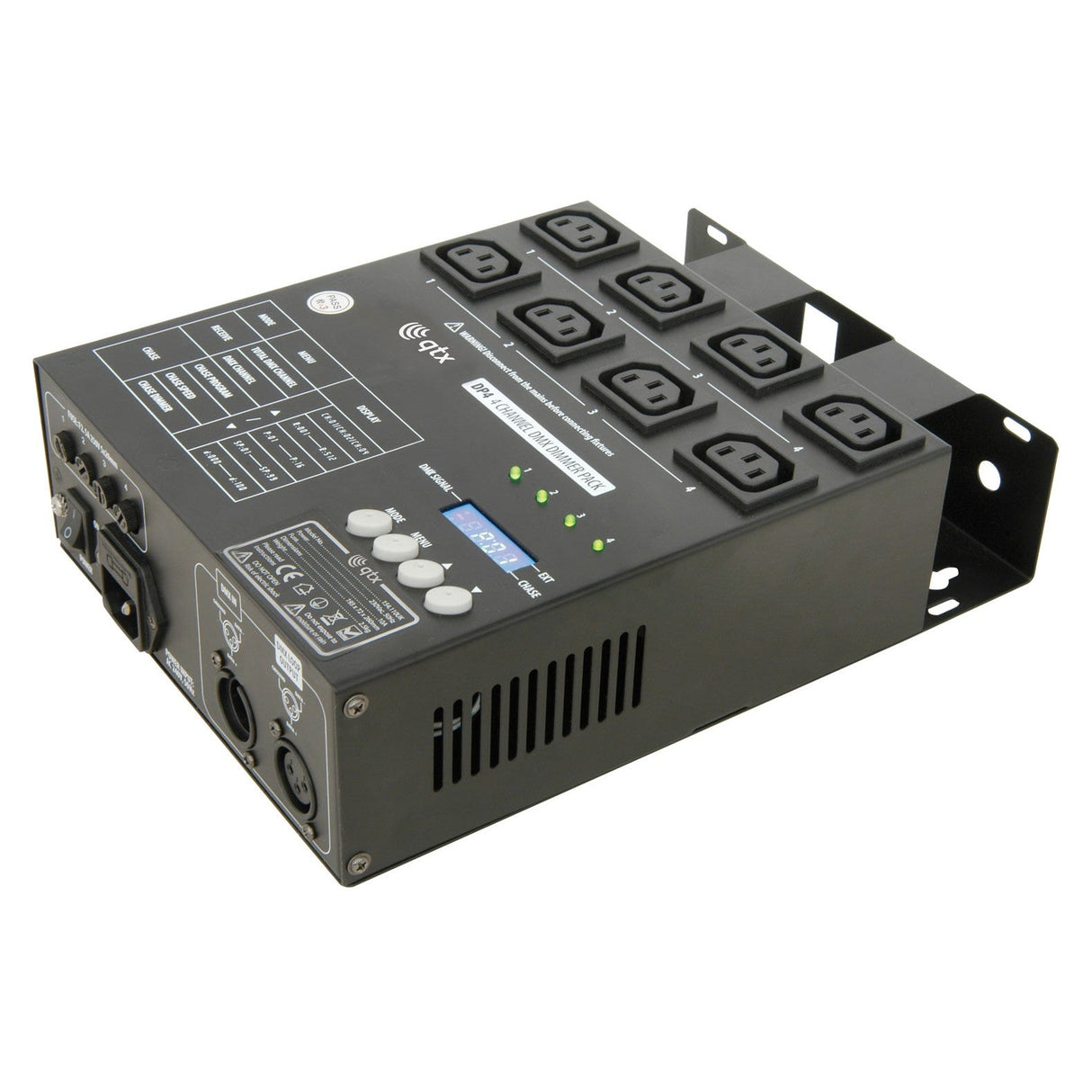 QTX DP4 4 Channel DMX Dimmer Pack