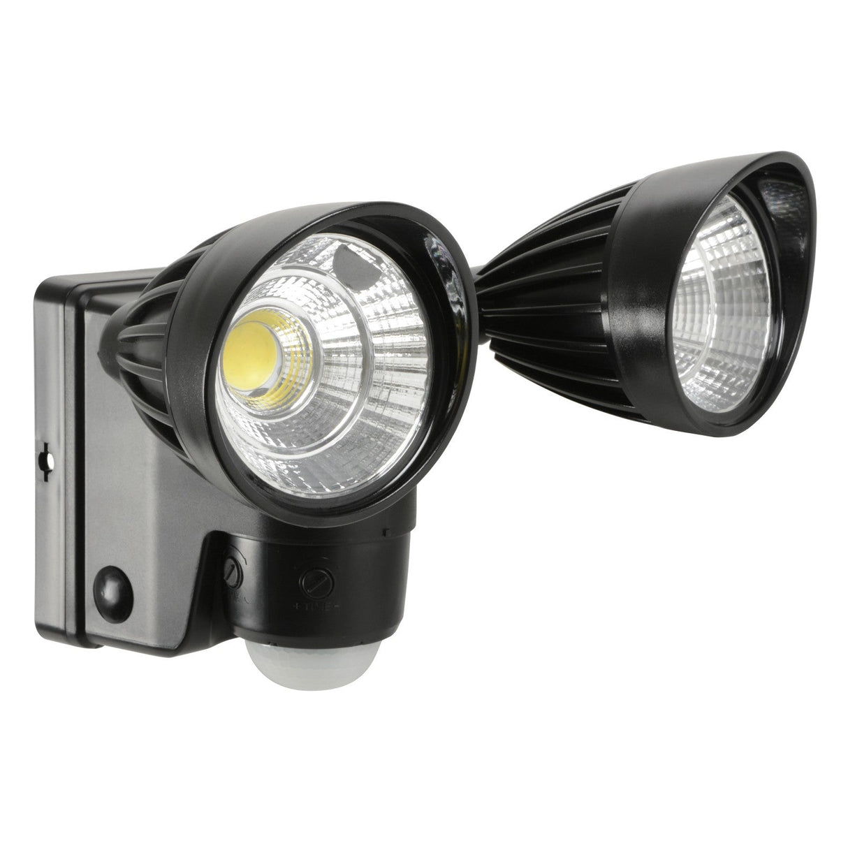 LYYT Twin LED Floodlight With PIR - Battery Motion Sensor