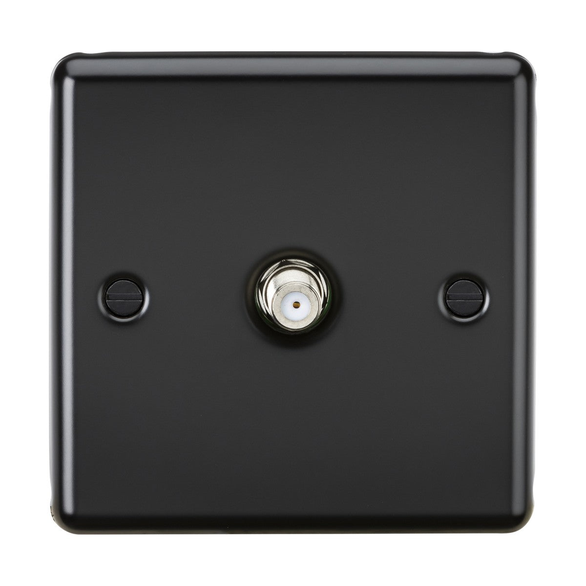 SAT TV Outlet - Matt Black