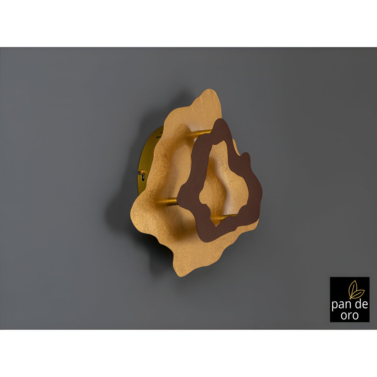 Halo LED Wall Light 11W 3000K -Gold Leaf/Corten