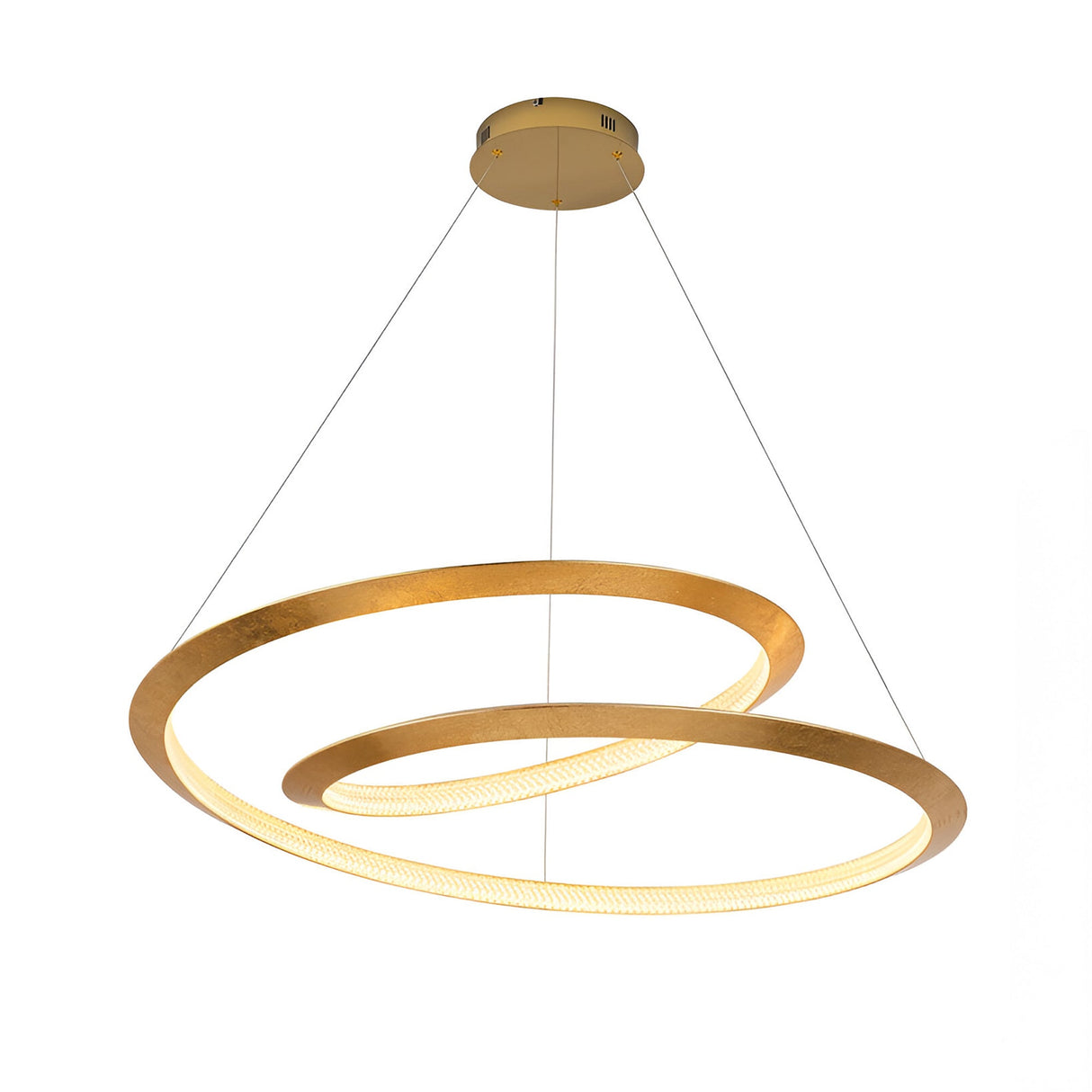 Eternity Dimmable LED Suspension Light - Gold (With Remote Control)