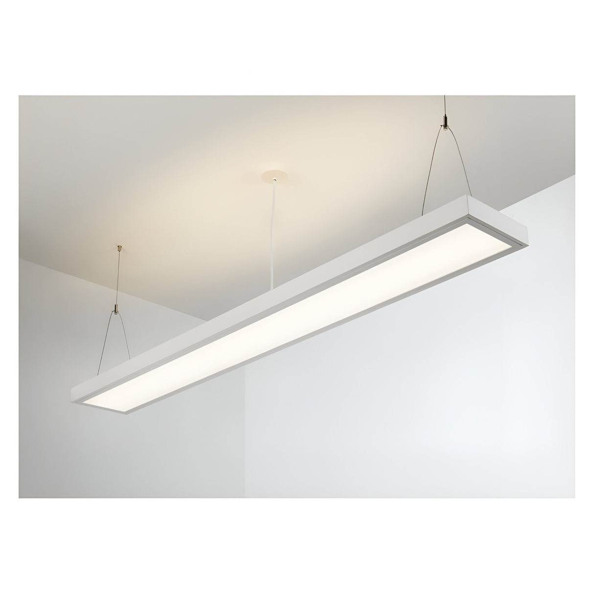 230V IP20 55W LED Suspended Direct/Indirect Luminaire