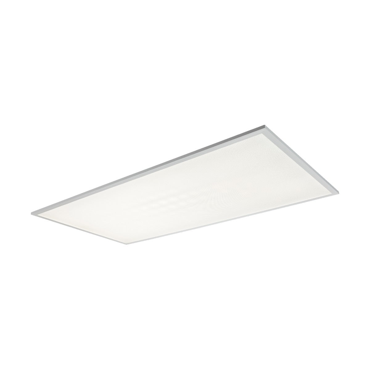 The Lumi Rectangular 1200x600mm LED Panel Light 50W 4000K, featuring a sleek white frame, shines brilliantly against a simple backdrop. Perfect for commercial lighting, its consistent illumination provides an energy-efficient retrofit solution to update any area.