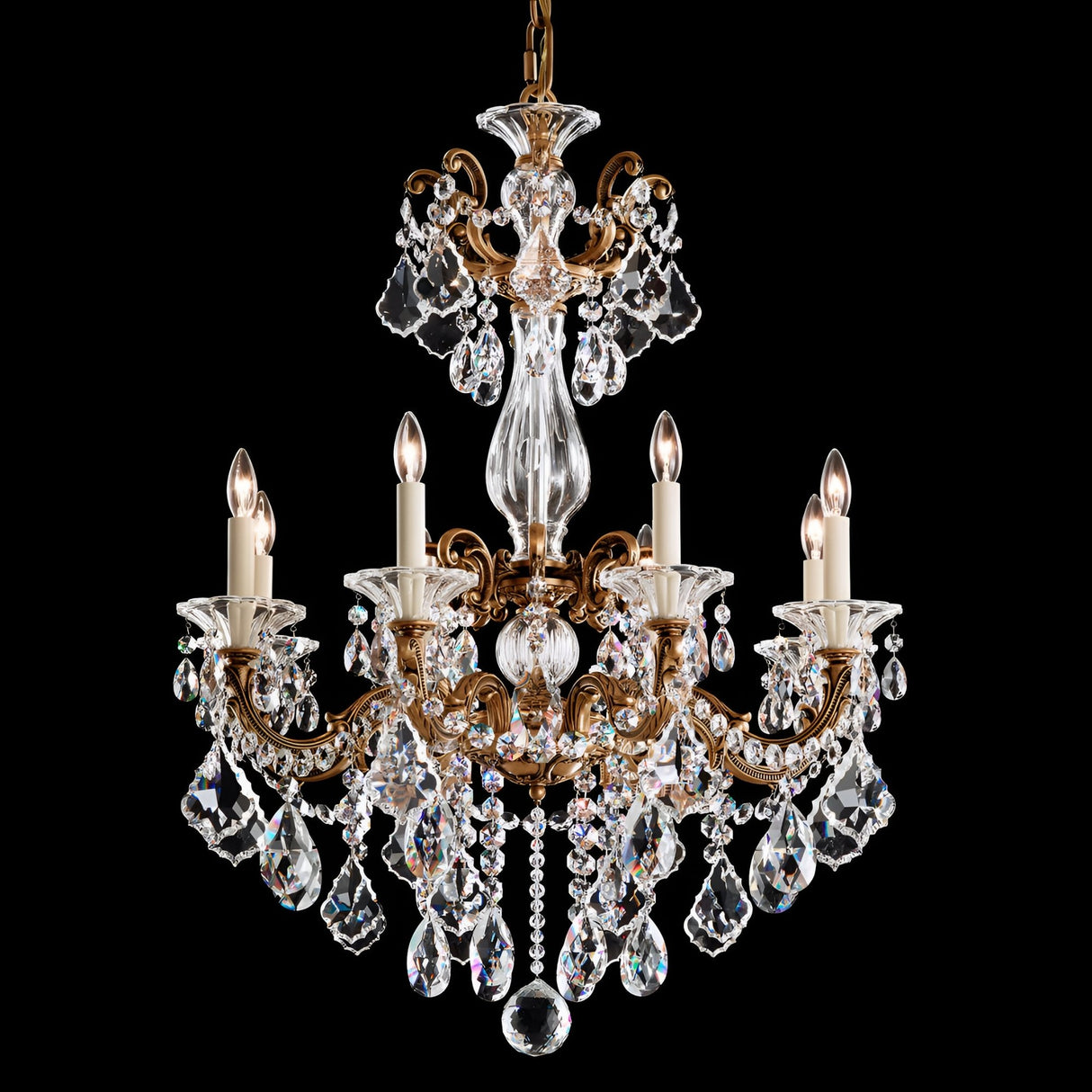Vienna 8 Light K9 Crystal Chandelier