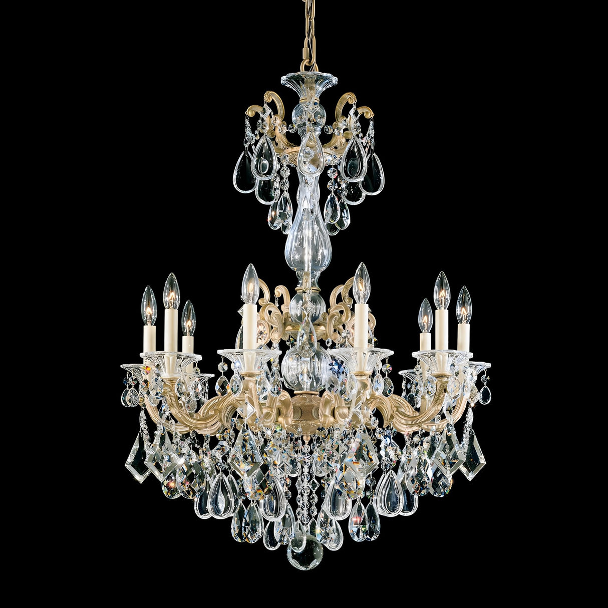 Vienna 10 Light K9 Crystal Chandelier
