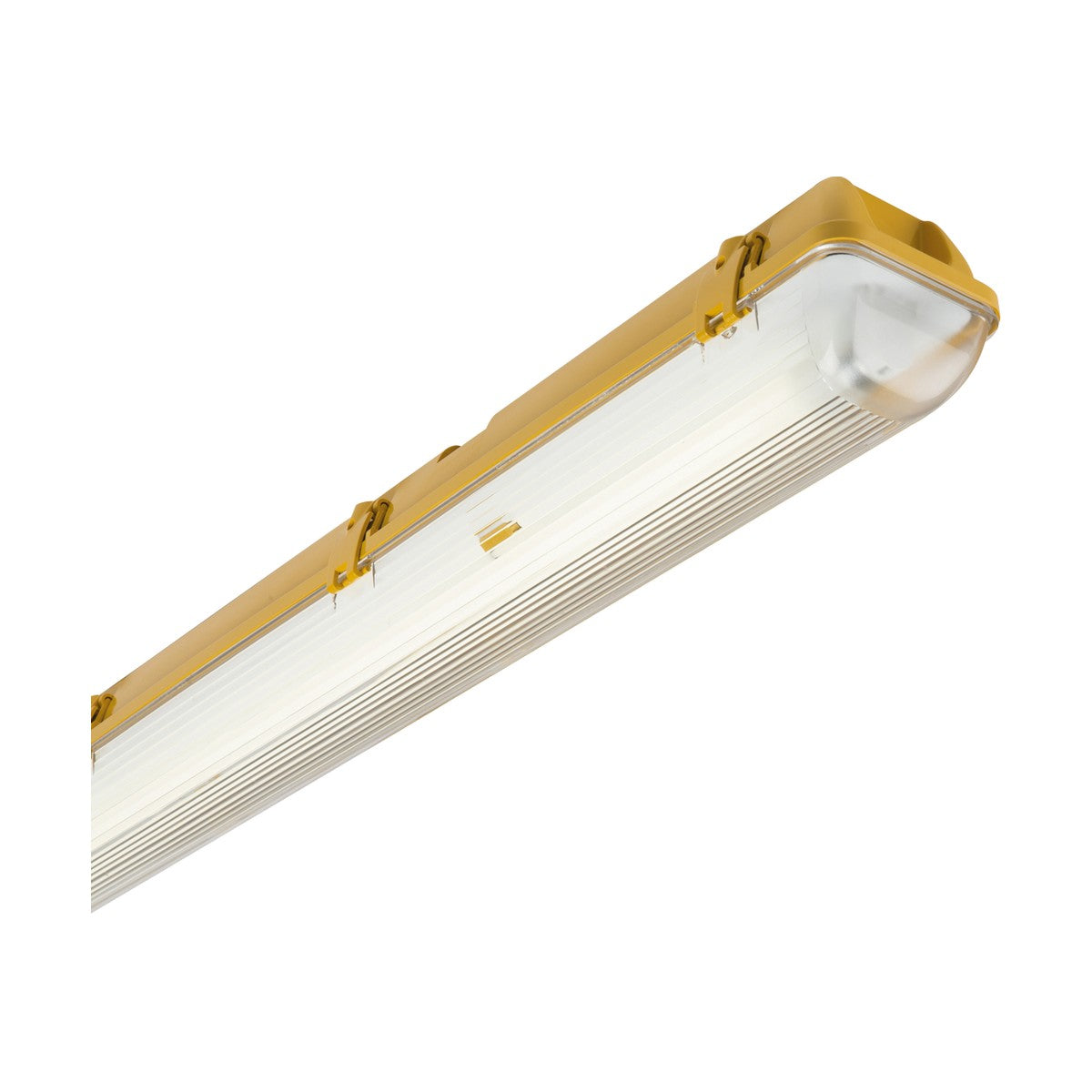 110V IP65 1x58W 5ft Single HF Non-Corrosive Fluorescent Fitting with Emergency
