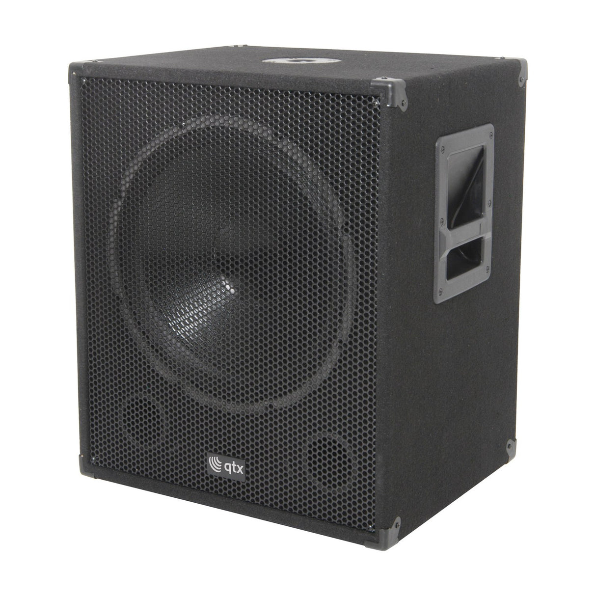 QTX QT15SA Active 15" Subwoofer, 600W Cabinet