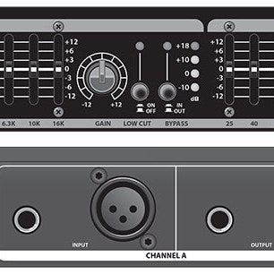 Citronic CEQ215 Dual 15-band Graphic EQ Processor
