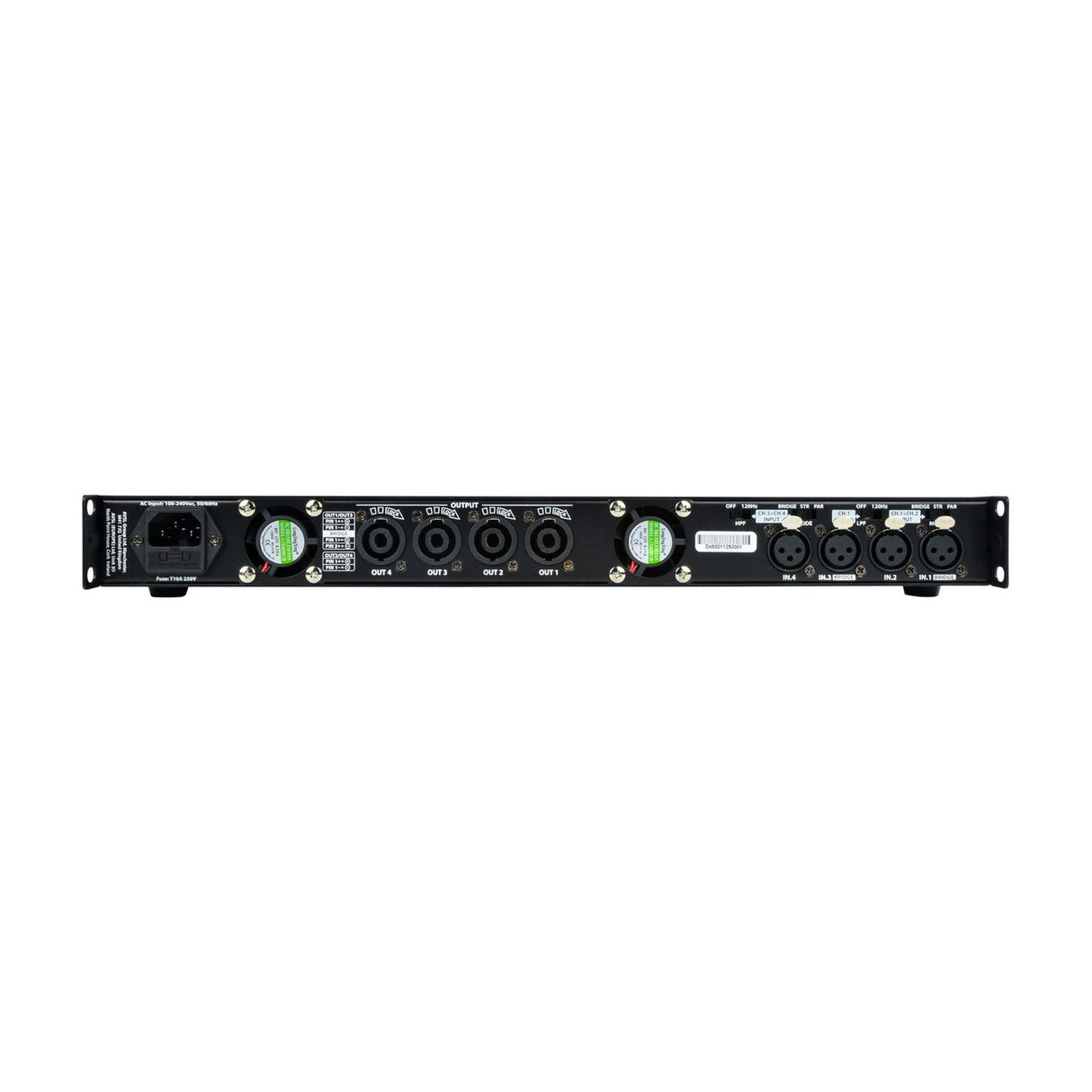 Citronic D4500 Quad Class-D Power Amplifier 4 x 500W