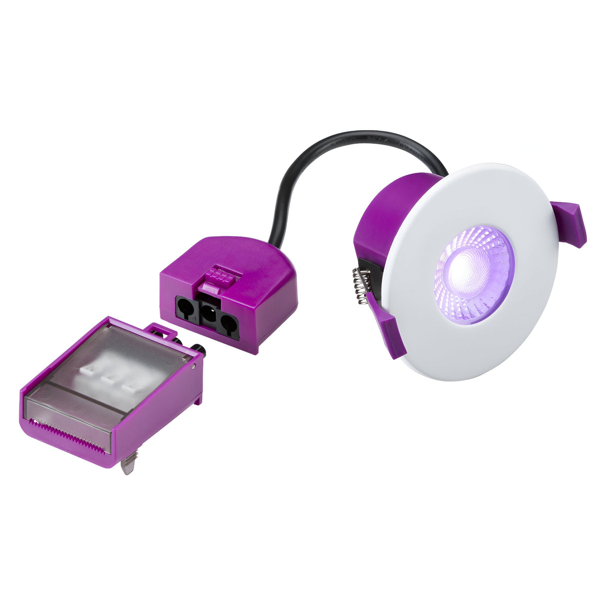SpektroLED Evo IP65 8W Fire-rated Smart Downlight RGB and CCT - Fixed