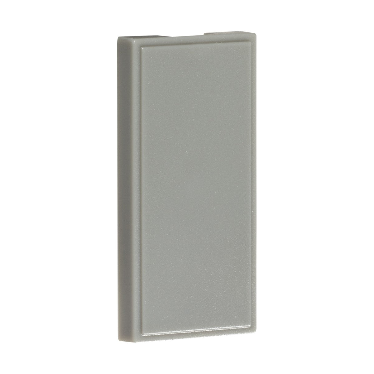 PACK OF 10 - Half Blanking Modules (25 X 50mm) - Grey