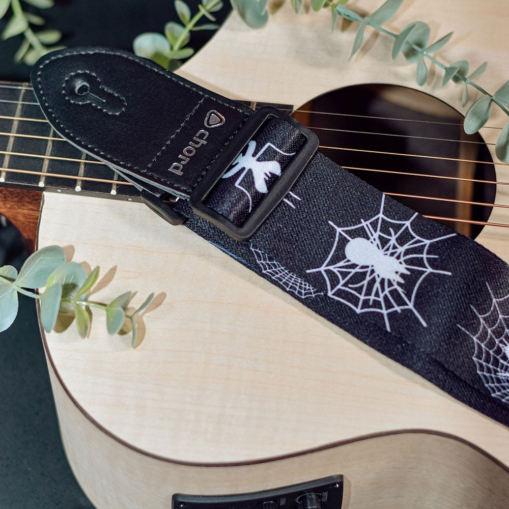 Chord STP-WSP1 White Spider Printed Guitar Strap