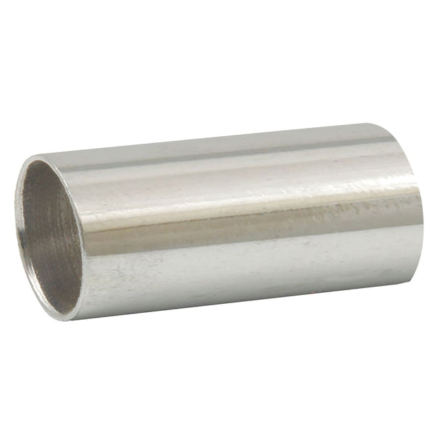 A Chord Guitar Slide - Long 25mm, featuring a polished finish and cylindrical shape, rests on its side against a white background, evoking the appearance of guitar slides.