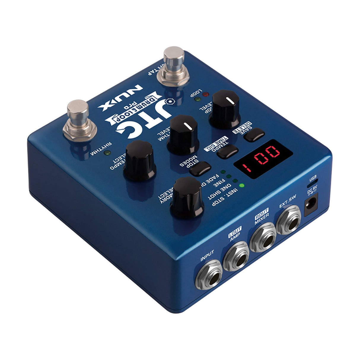 NU-X JTC-PRO Drum & Loop Dual Switch Pedal