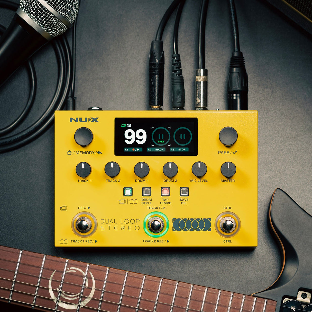 NU-X NML-3DLS Dual Loop Stereo Looper Pedal