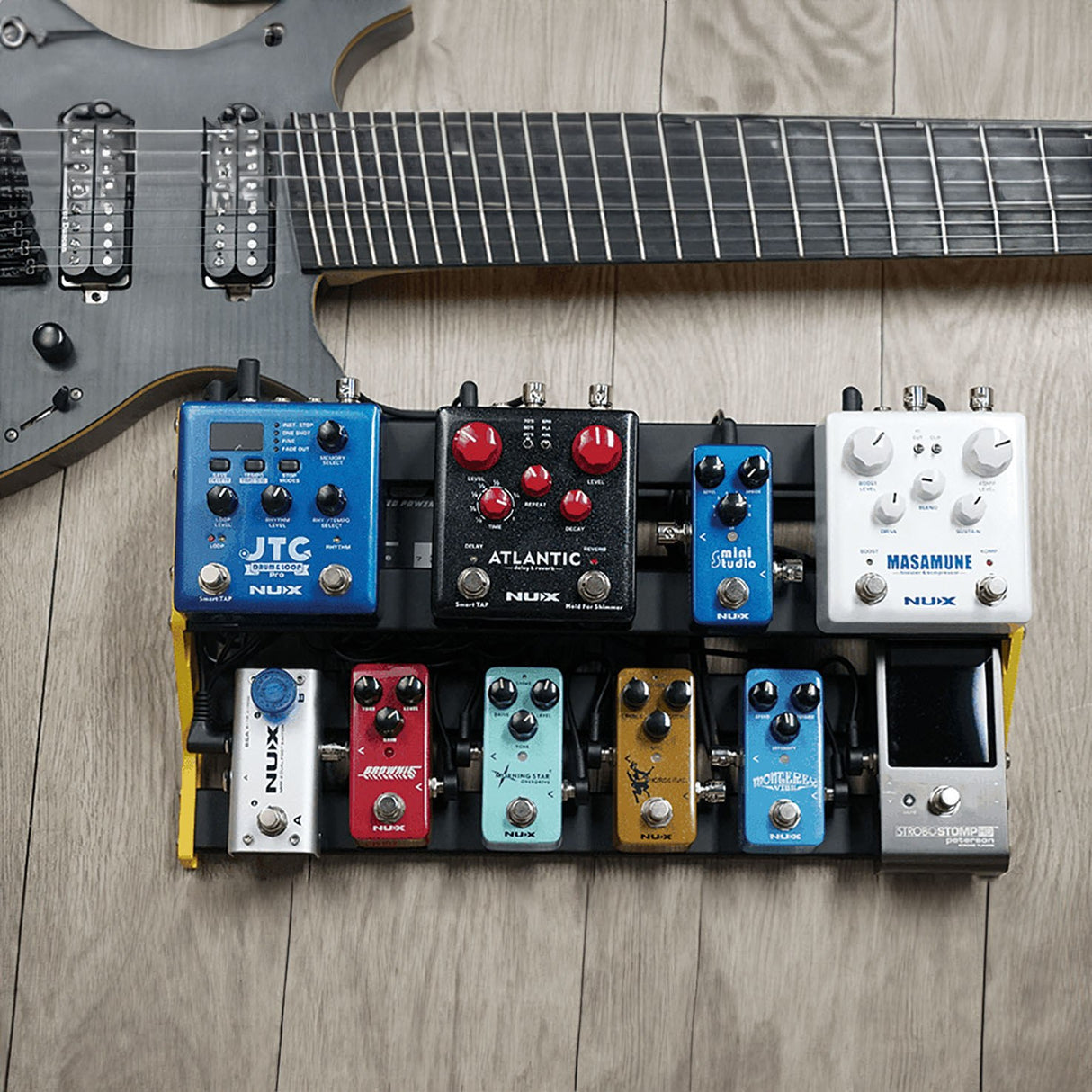 NU-X NPB-L Large Bumblebee Aluminium Pedalboard