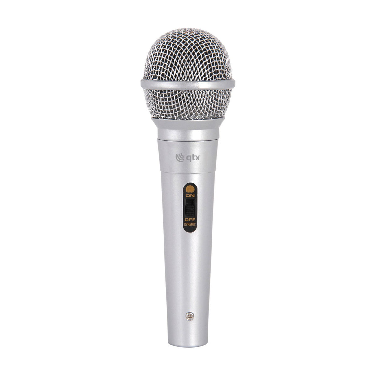 QTX DM11S Unidirectional Dynamic Microphone - Silver