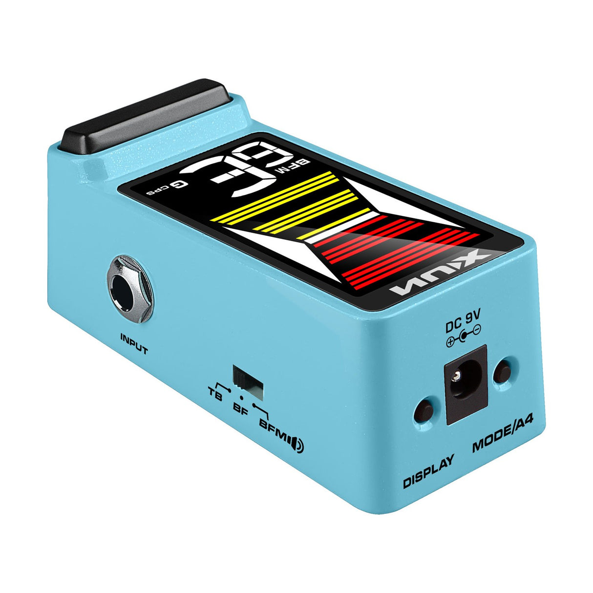 NU-X NTU-3 mkII Flow Tune Mini Pedal Tuner in Blue
