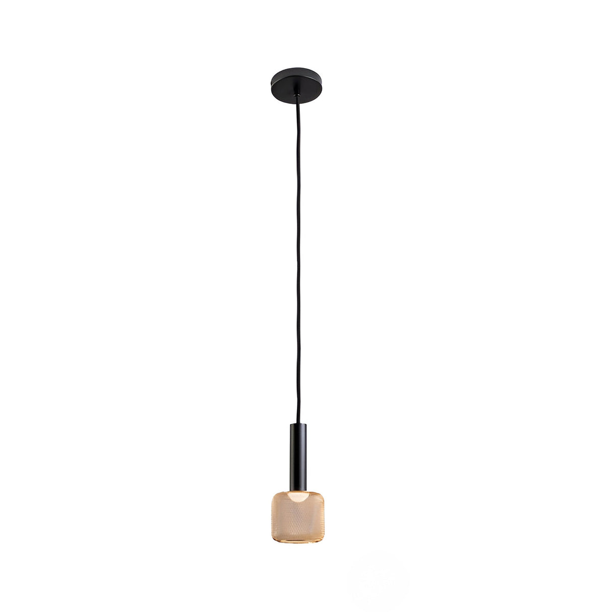 Sincro LED Pendant Light 5W 3000K - Matte Black/Rose Gold