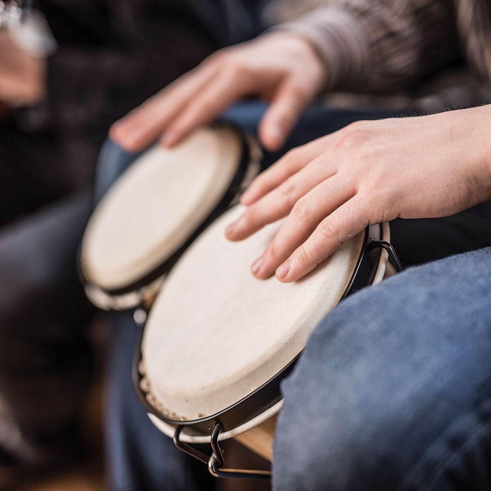 Chord BG67-NT Natural Bongos with Carry Bag