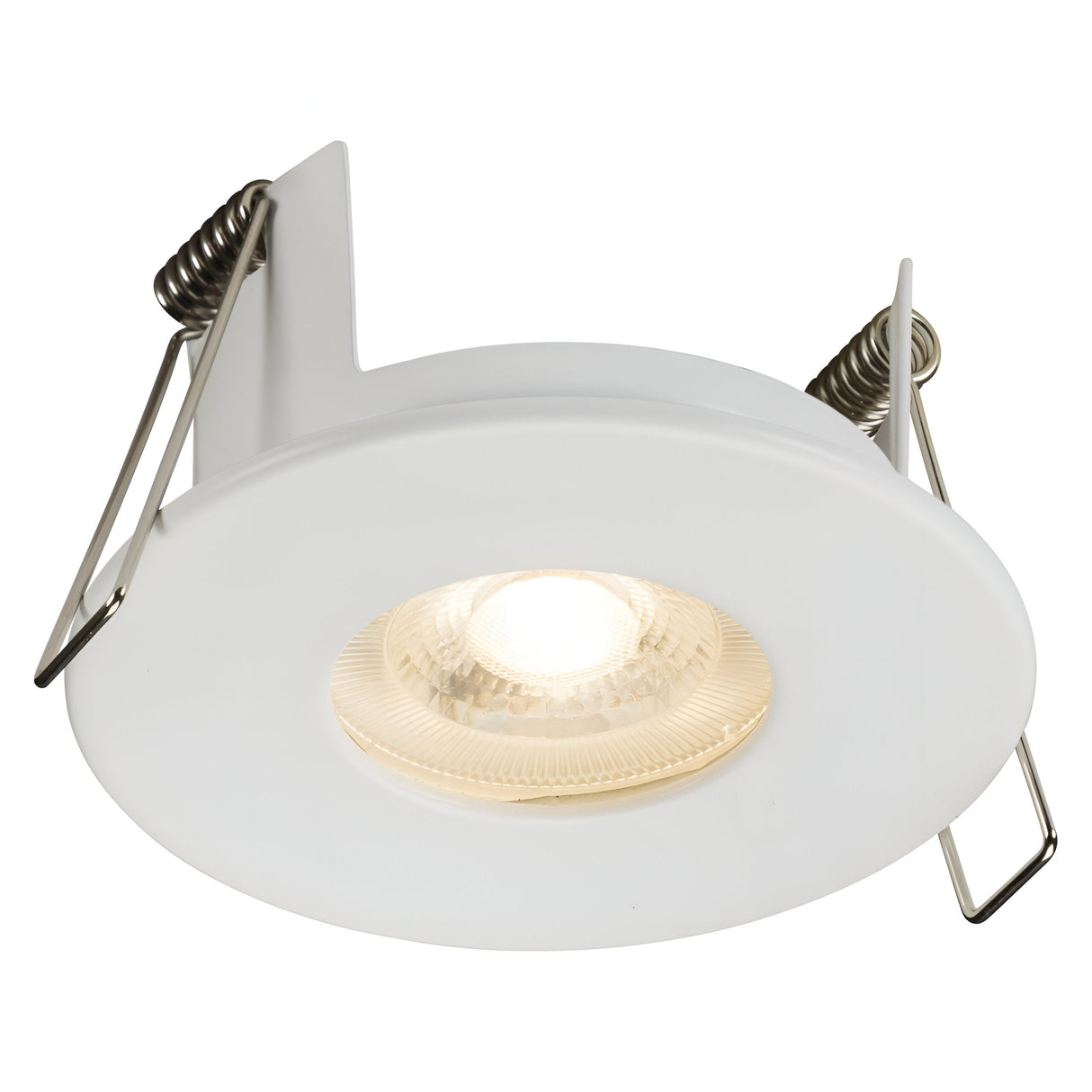 FireNova IP65 Fixed GU10 Fire-rated Open-back Downlight - Matt White