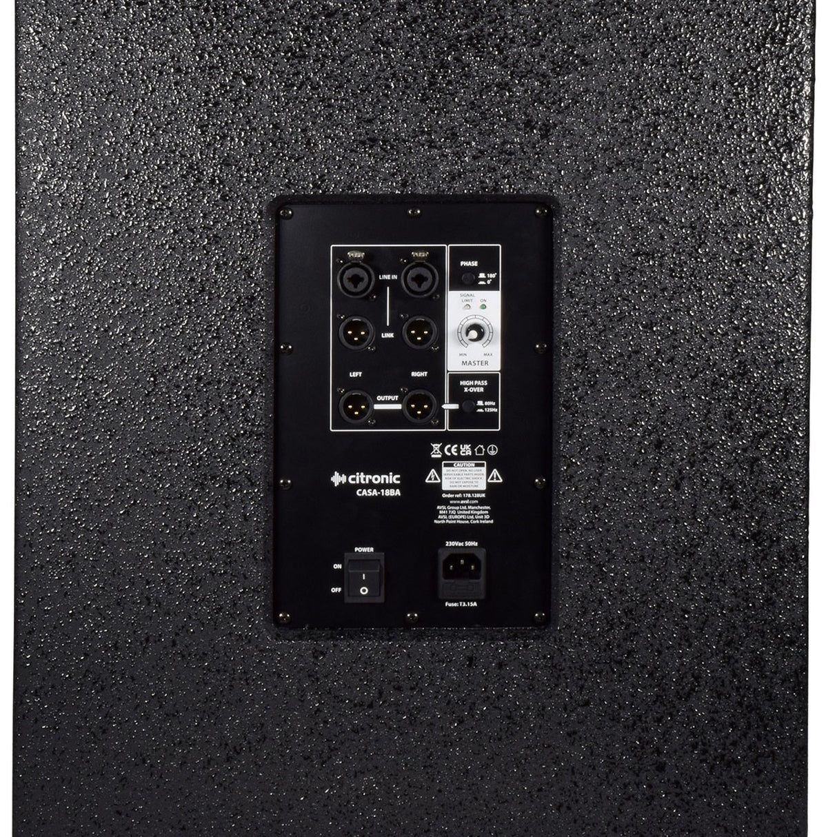 Citronic CASA-18BA 18" Active Subwoofer Cabinet