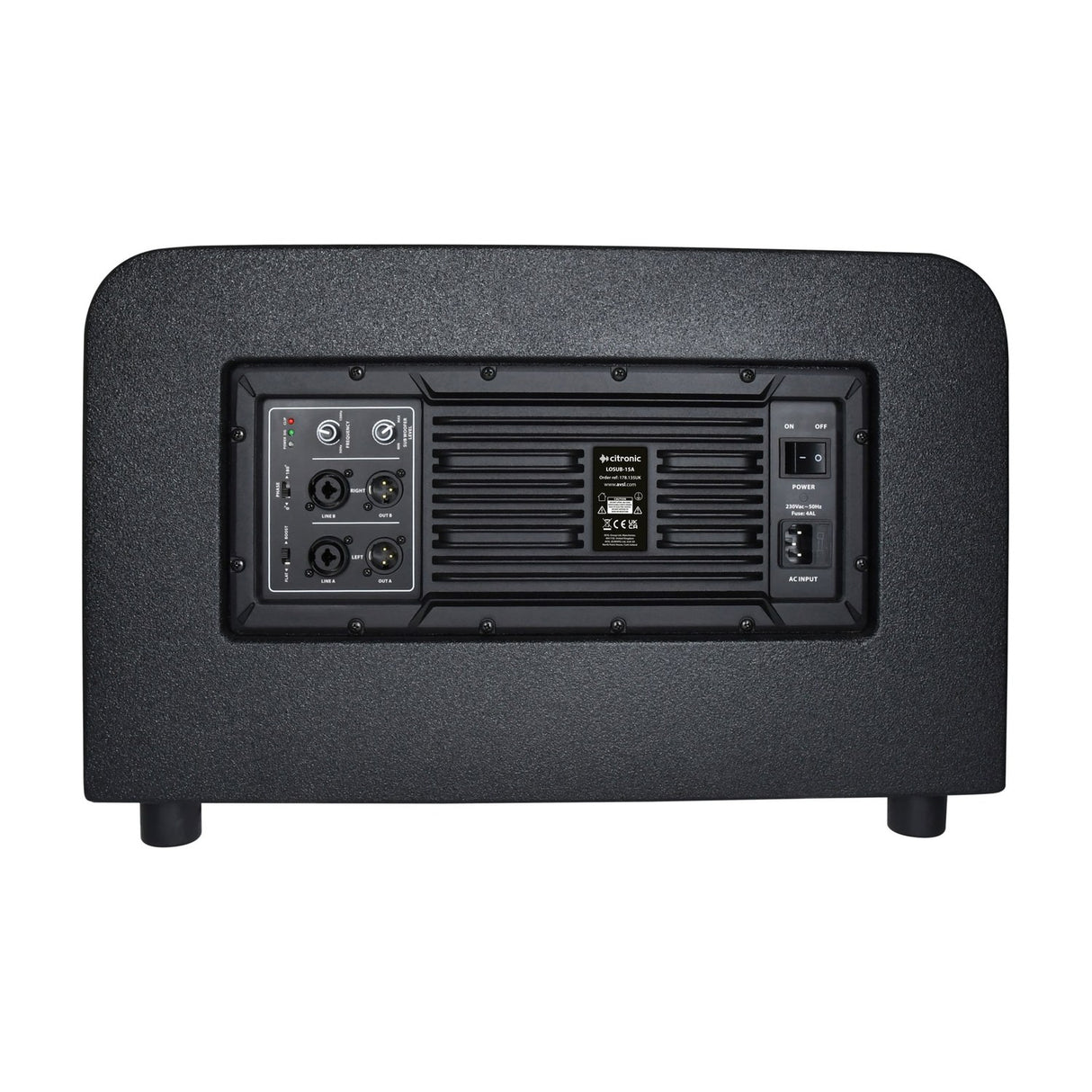Citronic LOSUB-15A Low Profile 600W Active Subwoofer