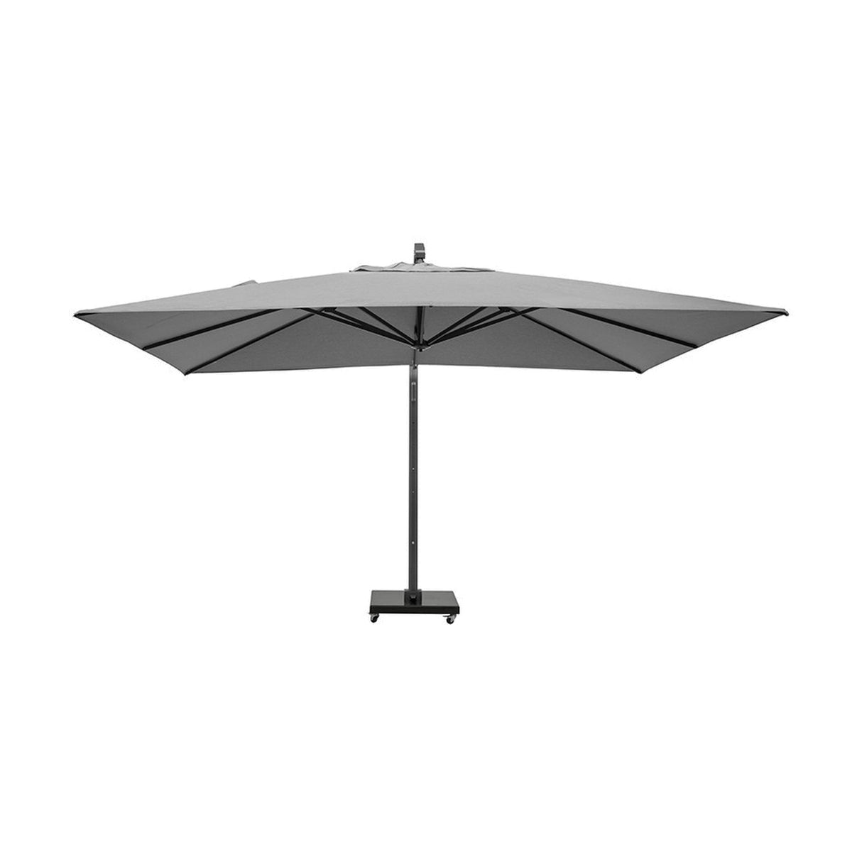 Icon Premium T1 4mx3m Rectangular Manhattan Grey Parasol - 4m