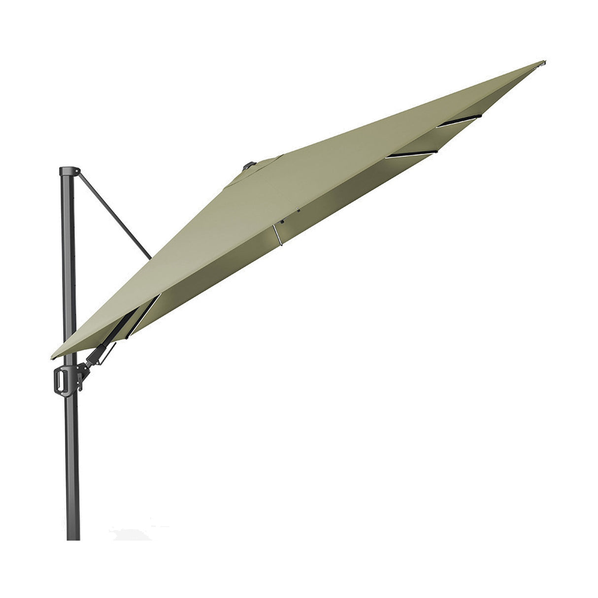 Glow Challenger T2 Premium Lush Green Cantilever Parasol - 3m