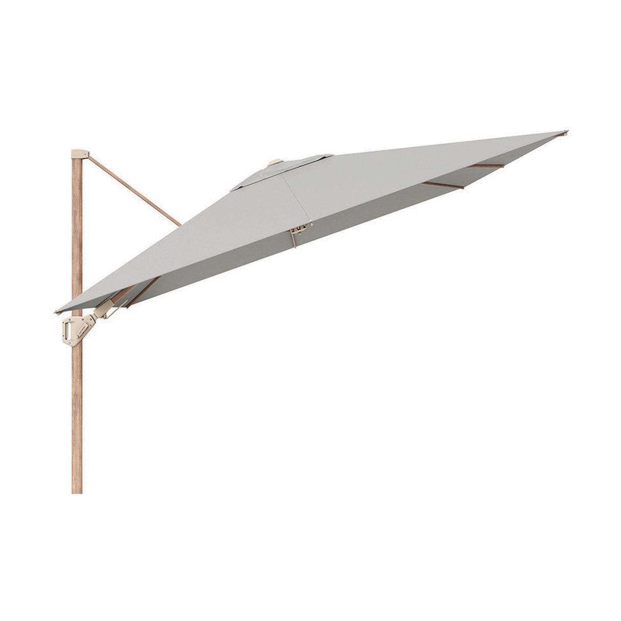 Challenger Teak T2 Premium Manhattan Grey Cantilever Parasol - 3m