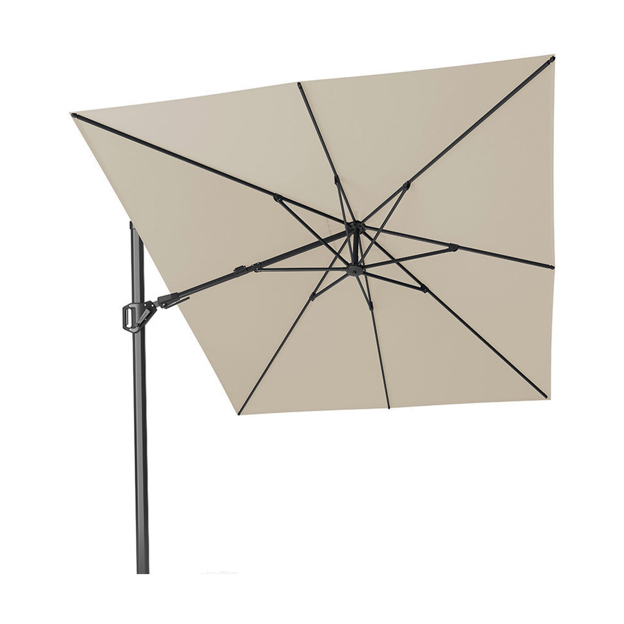 Challenger T2 3.5 X Rectangular Premium Champagne Cantilever Parasol