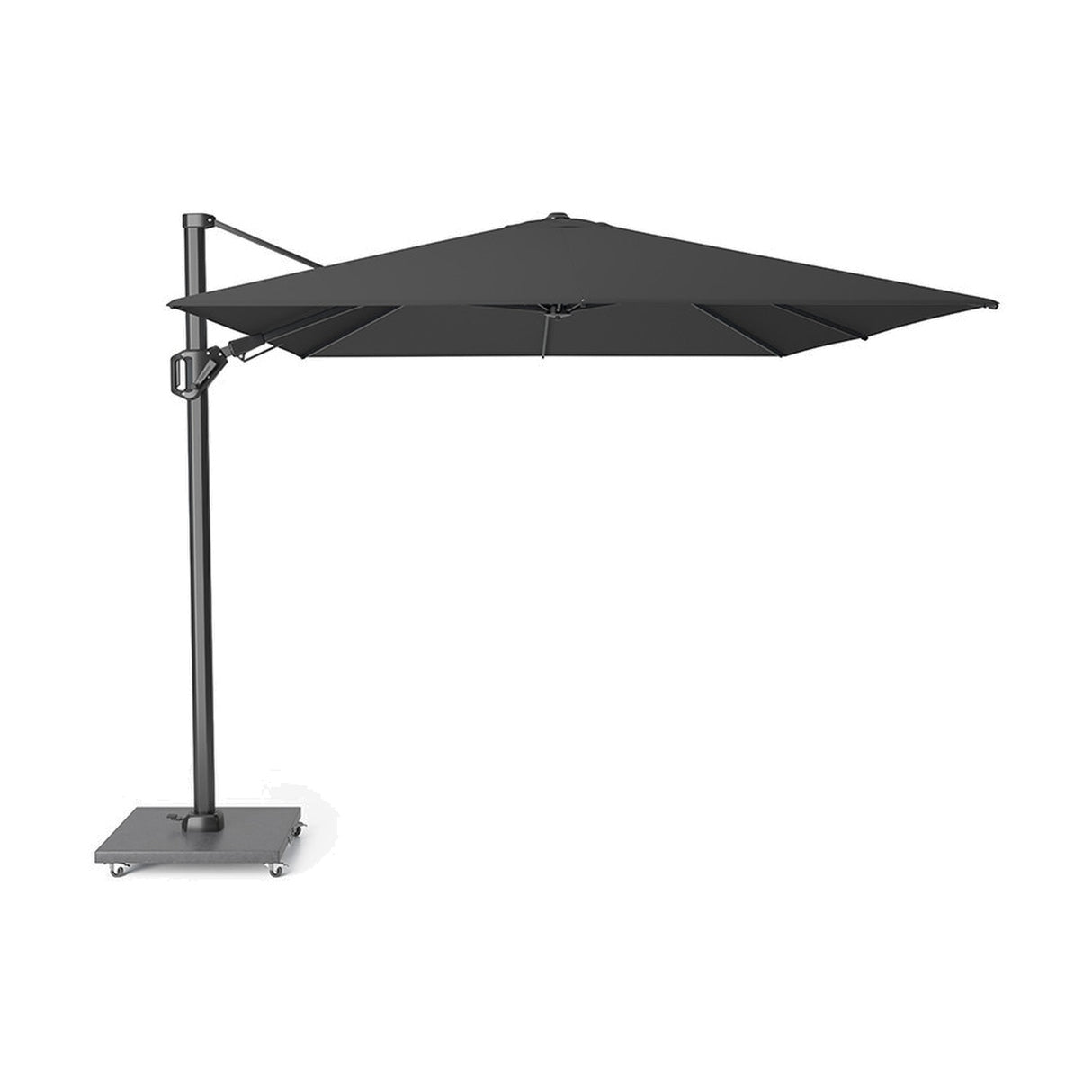 Challenger T2 3.5 X Rectangular Premium Faded Black Cantilever Parasol