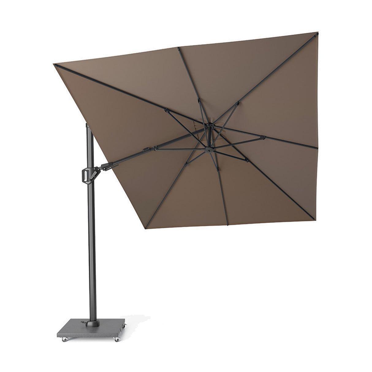 Challenger T2 3.5 X Rectangular Premium Havana Taupe Parasol