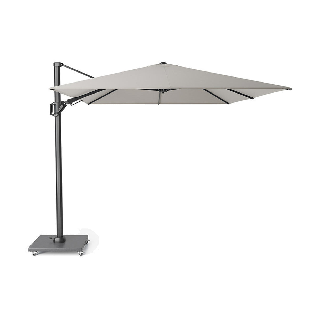Challenger T2 3.5 X Rectangular Premium Manhattan Grey Parasol