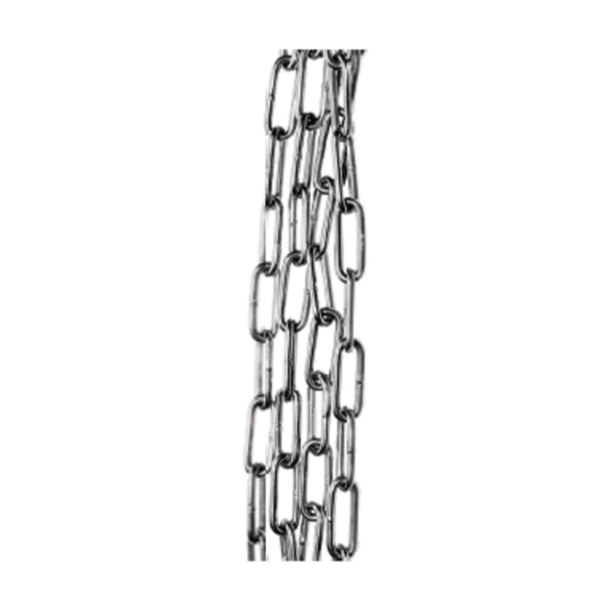 Extension Set for Shade Sails, 26cm, chrome-finish chain-link fixing hardware shown against a plain white background.