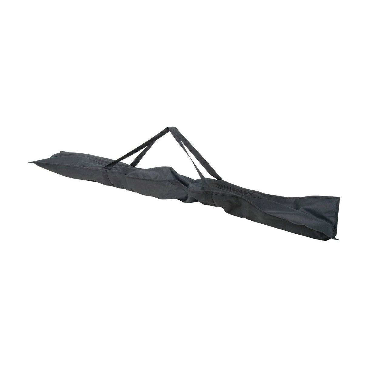 QTX 1650mm carrying bag for lighting stands in black heavy-duty fabric with reinforced carry handles and full-length zip closure, on a white background.