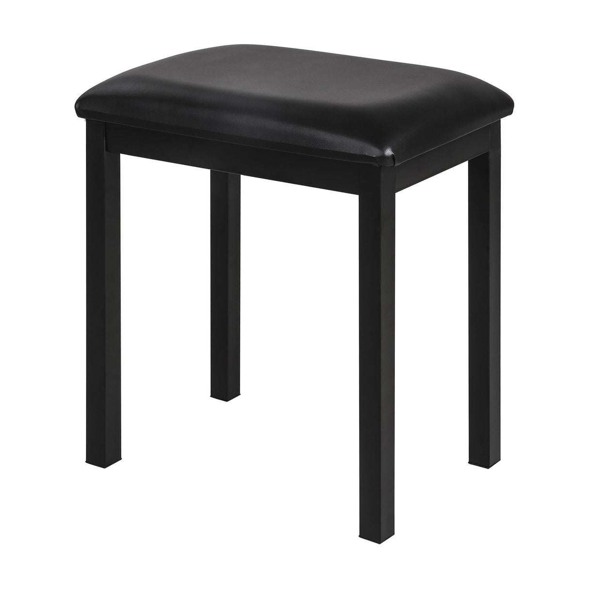 NU-X Piano Bench, Upholstered Black Seat