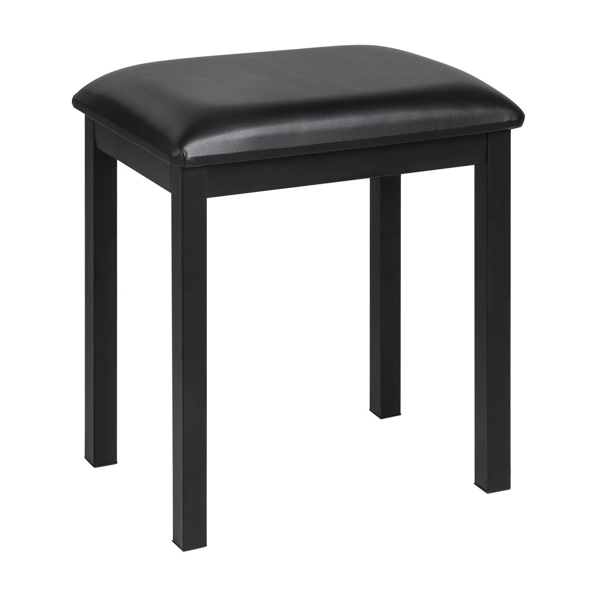 NU-X Piano Bench, Upholstered Black Seat