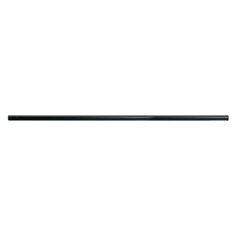 A long, slender black QTX Speaker Pole - 120cm is centered horizontally on a plain white background.