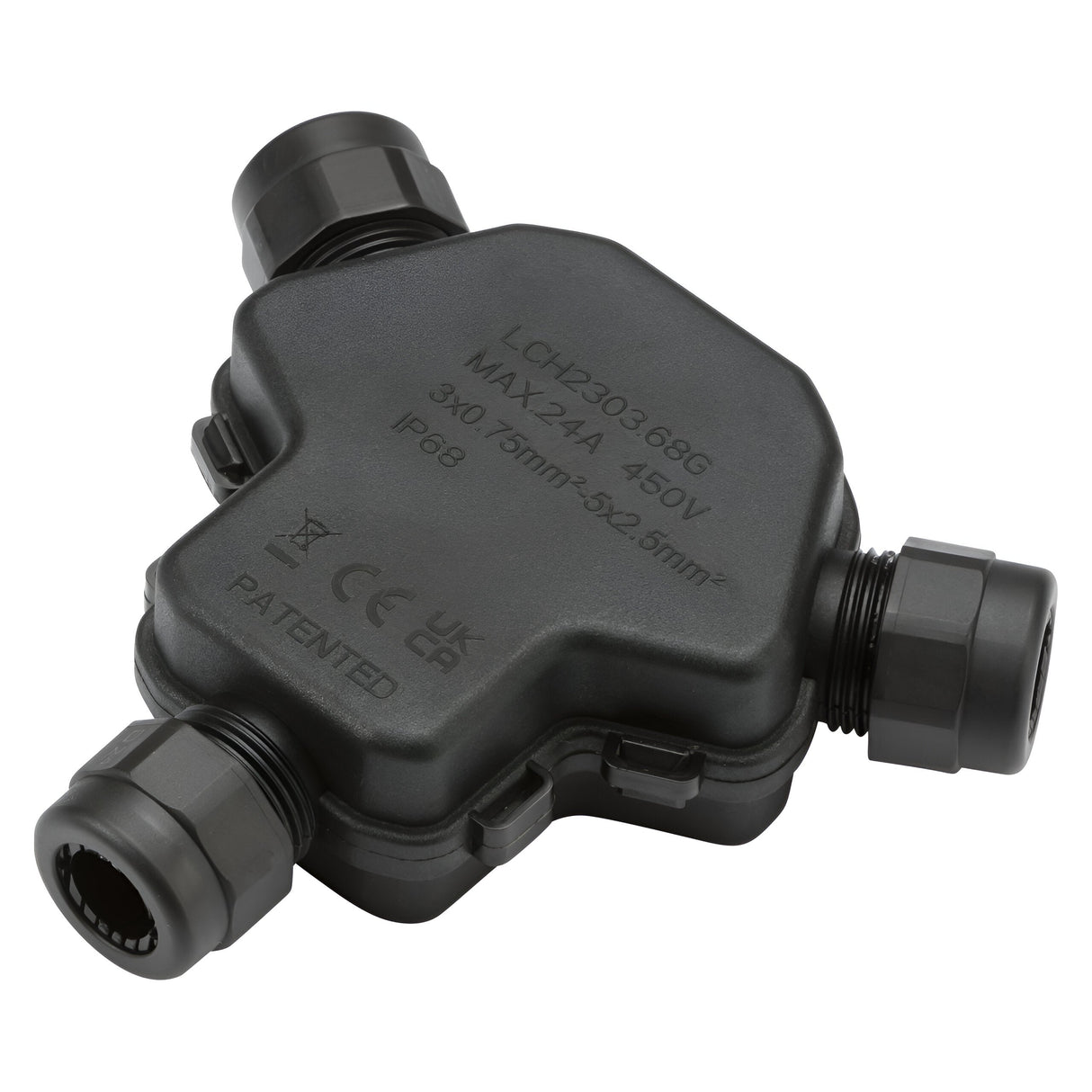 IP68 3-way Weatherproof Gel Junction Box